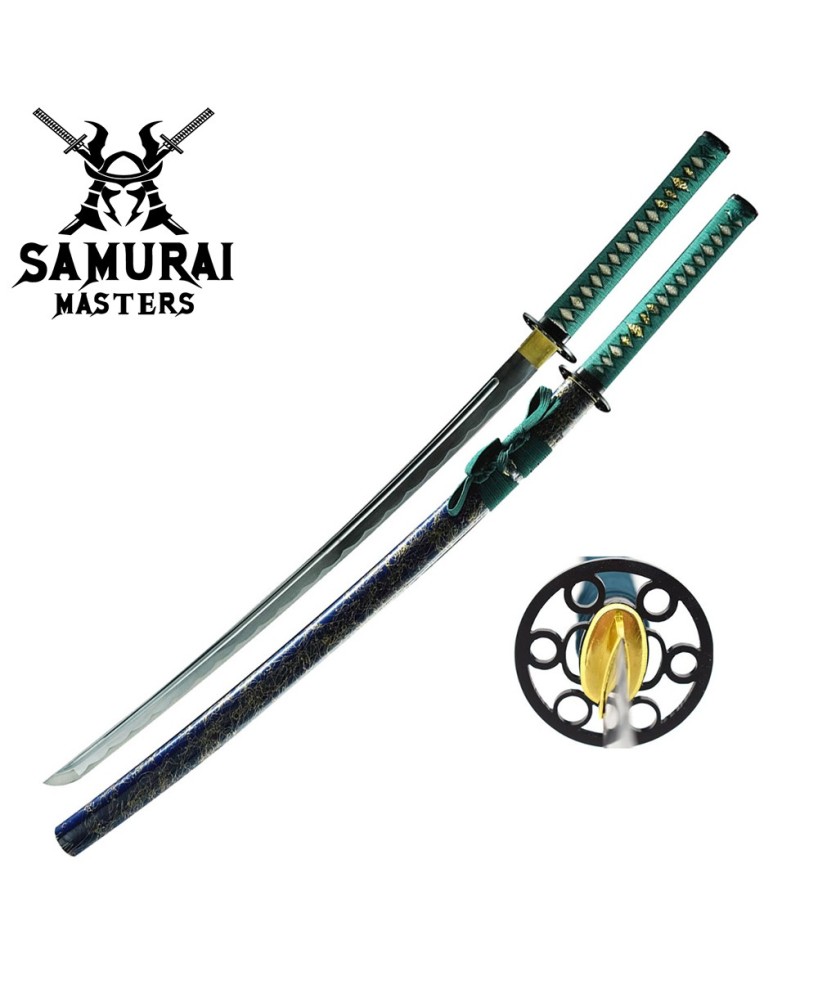 Handmade Two-Tone Dragon Samurai Katana Japanese Sword