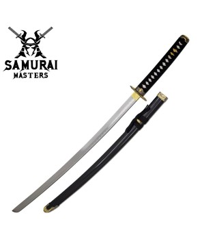 Two-Tone Dragon 3-Piece Samurai Katana Set with Display Stand