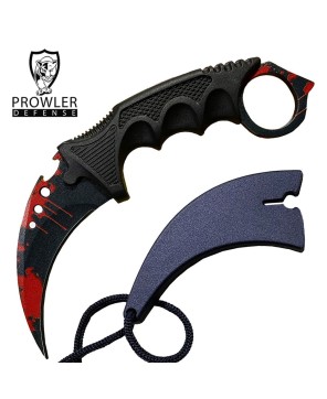 7.6" Red Blooded Combat Tactical Karambit Knife