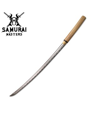 Hand-Forged Shirasaya Samurai Sword – 41" Carbon Steel Katana