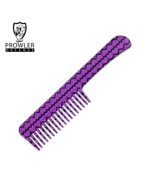 Self-Defense Brush Comb with Hidden Knife – Purple Hearts