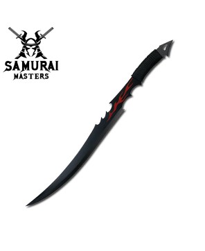 Red Flame Samurai Fantasy Sword