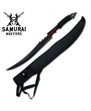 Red Flame Samurai Fantasy Sword