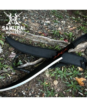 Red Flame Samurai Fantasy Sword