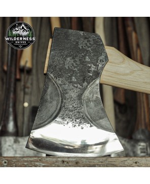 Premium Hand-Forged Timber Axe | 30" Hickory Handle | High-Carbon Stee