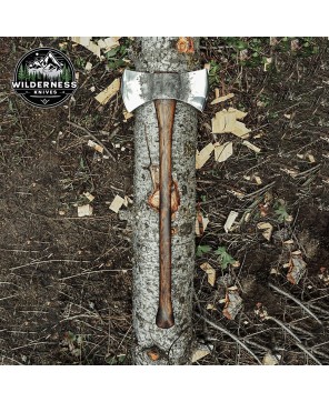 Hand-Forged Double Bit Cruiser Axe | 27" Hickory Handle