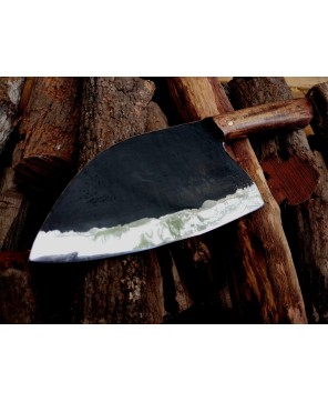 Serbian-Style 1095 Carbon Steel Knife | Hand-Forged