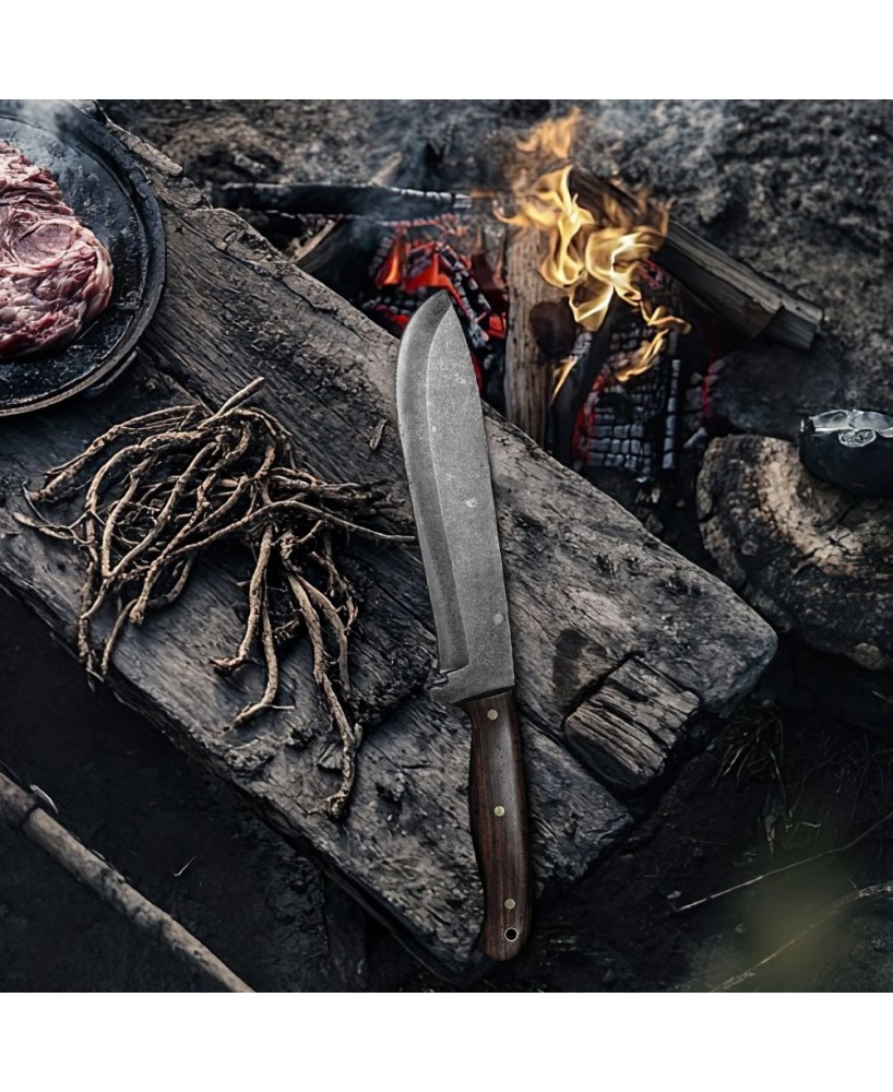 Premium Hunting Knife | Full-Tang Carbon Steel Blade