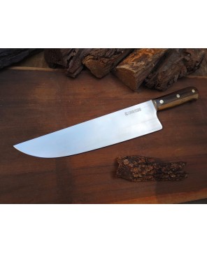 The Creole – 1095 Carbon Steel Chef Knife with Leather Sheath