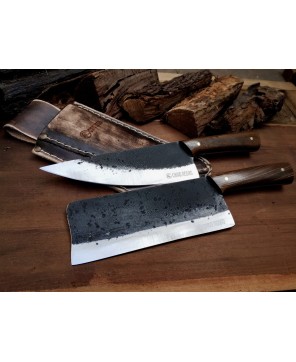 Rhythm & Blues – 1095 Carbon Steel Grill Knife Set | Chef & Cleaver