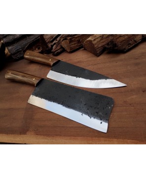 Rhythm & Blues – 1095 Carbon Steel Grill Knife Set | Chef & Cleaver