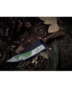 Premium Hunting Knife – Handmade Carbon Steel with Leather Sheath