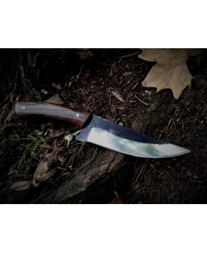 Premium Hunting Knife – Handmade Carbon Steel with Leather Sheath