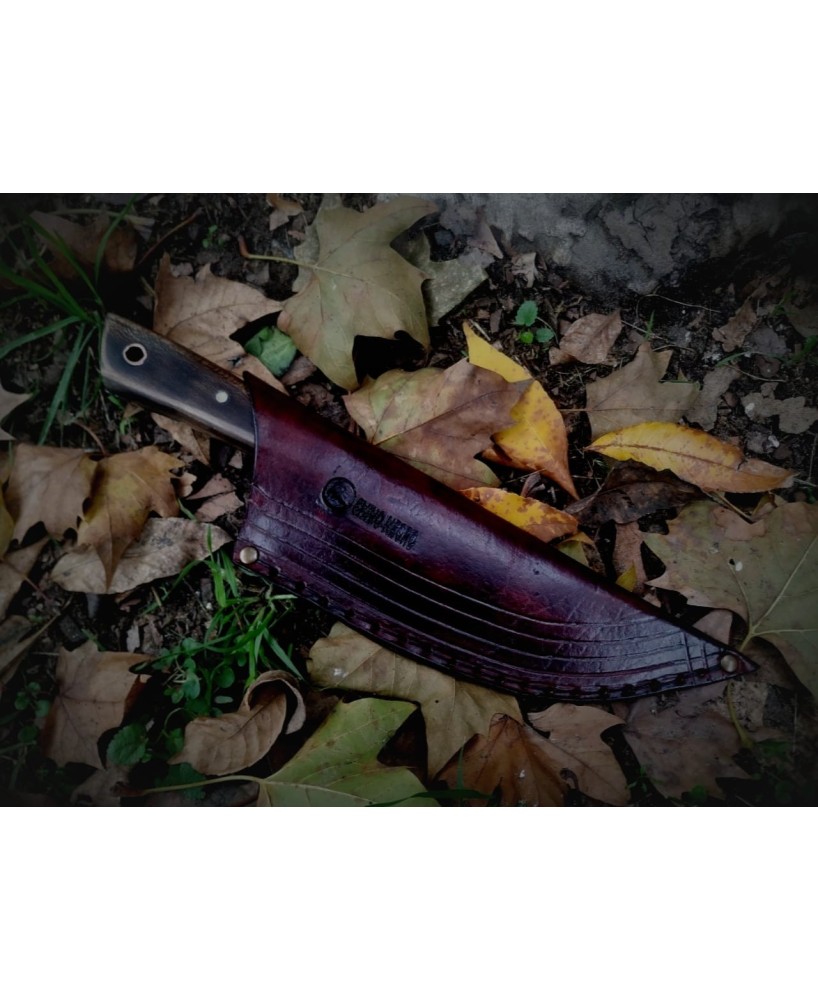 Cutral Co – 1095 Carbon Steel Bushcraft Hunting Knife