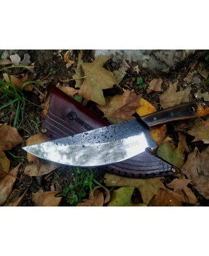 Cutral Co – 1095 Carbon Steel Bushcraft Hunting Knife