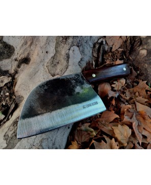 Hostile Serbian Cleaver – 1095 Carbon Steel Butcher Knife