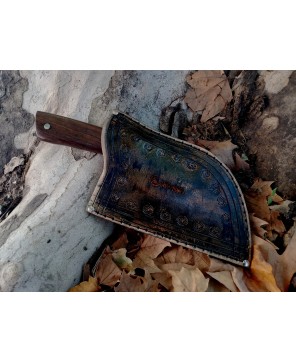 Hostile Serbian Cleaver – 1095 Carbon Steel Butcher Knife