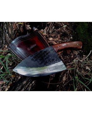 Tank Slicing Knife – 1095 Carbon Steel Heavy-Duty Cleaver