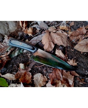 Monte Chico Bushcraft Knife – 5160 Carbon Steel, Handmade