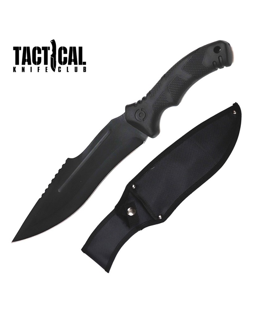 Fixed Blade Hunting Bowie Machete Knife 15" Outdoor Survival Tool