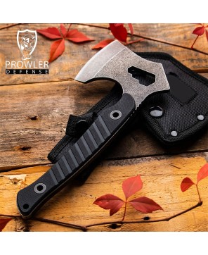 Stealth Tactical Hatchet with Black G10 Handle - Outdoor Tool