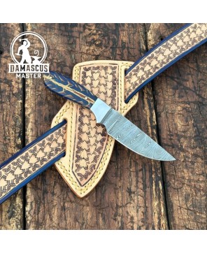 Damascus Hunting Skinner Knife – Hand-Forged & Premium Quality