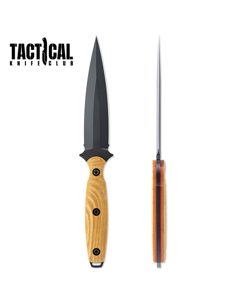 Pin-Up Specter Tactical Dagger – M4 Steel & Tattoo Art Design