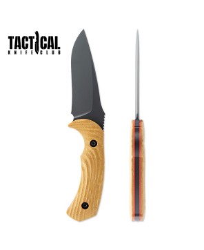 Pin-Up Mullet Fixed Blade Tactical Knife – M4 Steel & Micarta Handle