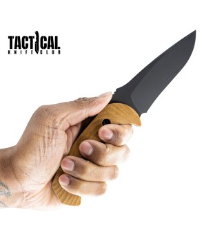 Pin-Up Mullet Fixed Blade Tactical Knife – M4 Steel & Micarta Handle