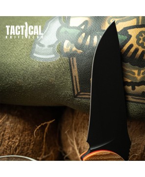 Pin-Up Mullet Fixed Blade Tactical Knife – M4 Steel & Micarta Handle