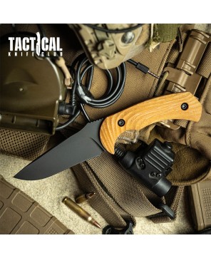 Pin-Up Mullet Fixed Blade Tactical Knife – M4 Steel & Micarta Handle