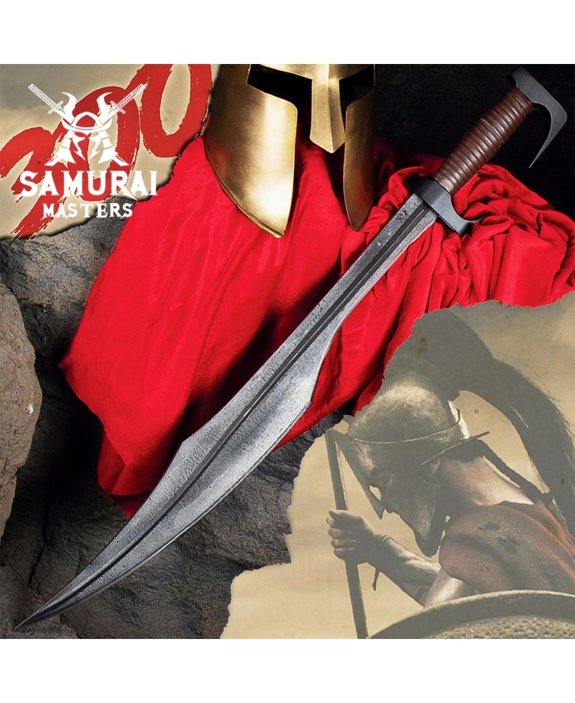 300 Spartan Warrior Replica Sword – 33” Carbon Steel Blade