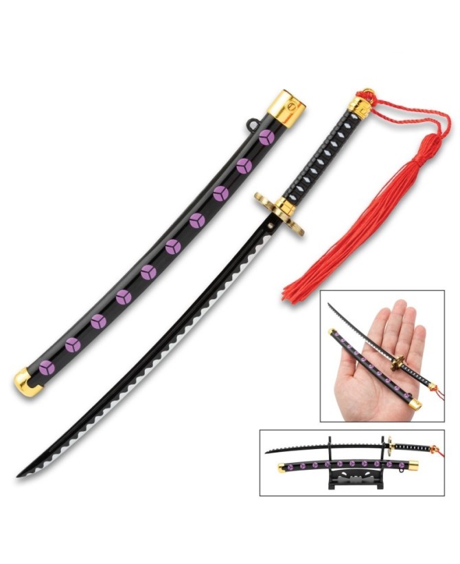 Shusui Mini Collectible Sword – 9" with Scabbard & Stand