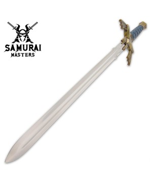 Deluxe Zelda Master Sword – Full-Tang Blade & Leather Scabbard