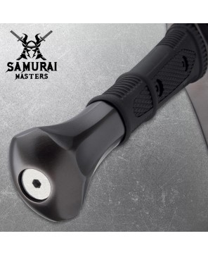 Tactical Midnight Forge Broadsword - Carbon Steel Blade, Sleek Design