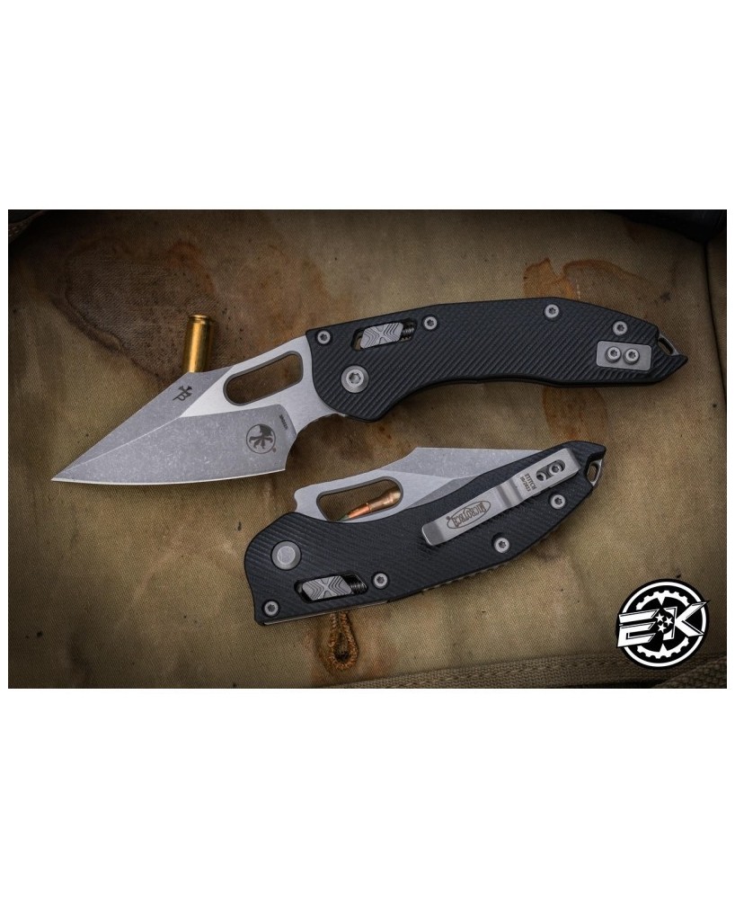 Microtech Stitch Ram-LOK Manual Folder – M390 Blade & G10 Handle