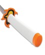 Flame-Inspired Katana with Carbon Steel Blade & Scabbard