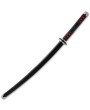 Anime-Inspired Samurai Sword with Carbon Steel Blade & Scabbard