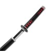Anime-Inspired Samurai Sword with Carbon Steel Blade & Scabbard