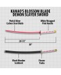 Kanao’s Blossom Blade Demon Slayer Sword – Anime Replica