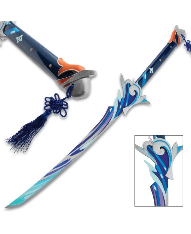Genshin Impact Haran Geppaku Futsu Sword – Stainless Steel Replica