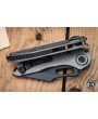 Microtech Stitch Automatic Knife Natural Clear – 3.75” Serrated