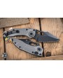 Microtech Stitch Automatic Knife Natural Clear – 3.75” Serrated