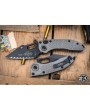 Microtech Stitch Automatic Knife Natural Clear – 3.75” Serrated