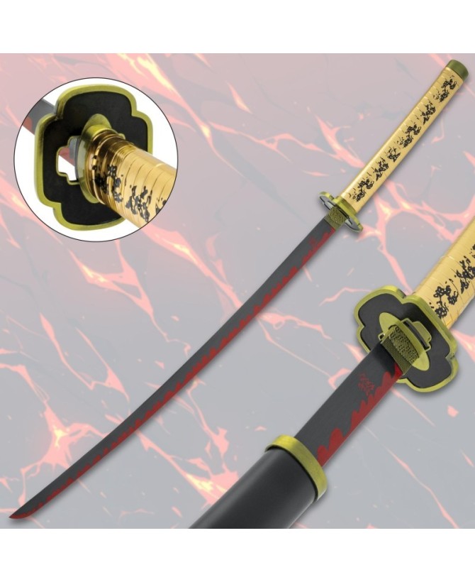 Yoriichi’s Solar Blade Demon Slayer Katana – Anime Replica Sword