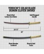 Yoriichi’s Solar Blade Demon Slayer Katana – Anime Replica Sword