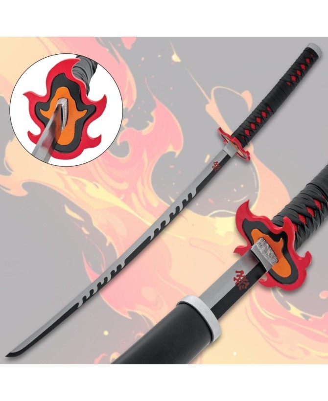 Tanjiro Kamado’s Fire Demon Slayer Sword – Anime Replica Katana