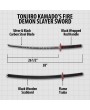 Tanjiro Kamado’s Fire Demon Slayer Sword – Anime Replica Katana