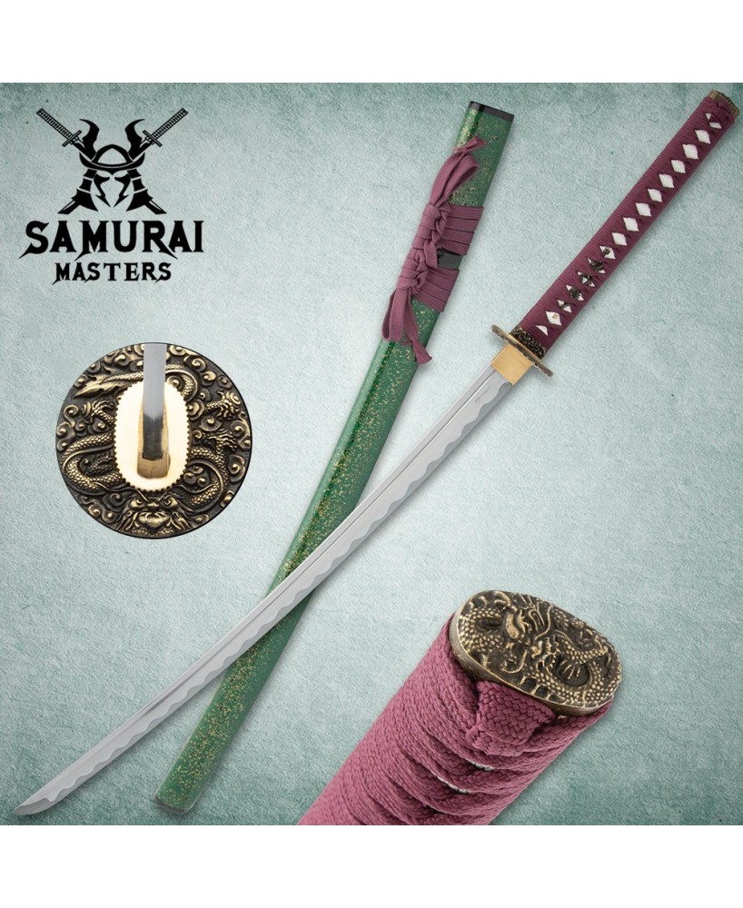 Hand-Forged Dragon Katana – Collector’s Sword with Scabbard