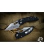 Microtech Stitch Automatic – 3.75" Stonewash Serrated Blade